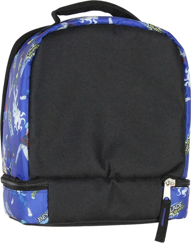Vista 4 de INTIMO Beyblade Burst Spinner Top Anime Personajes Doble Compartimento Aislado Lonchera Bolsa Tote 10