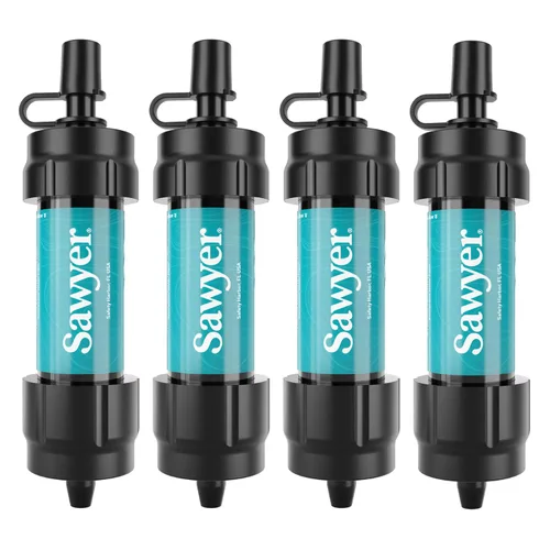 Vista 16 de Sawyer Products SP350 Sistema de filtración de agua Mini, solo filtro y émbolo de limpieza, individual, morado