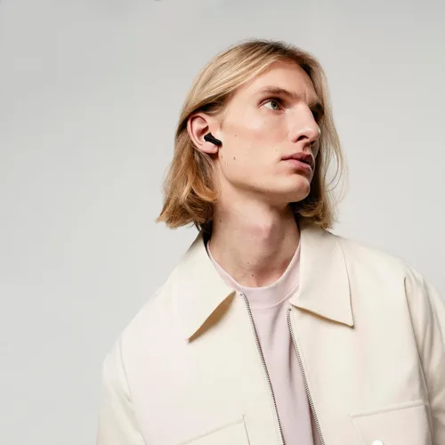 Vista 5 de Sudio Auriculares inalámbricos A3 para todo el día, 25 horas de reproducción, auriculares Bluetooth 5.4, a prueba de sudor y salpicaduras, sonido