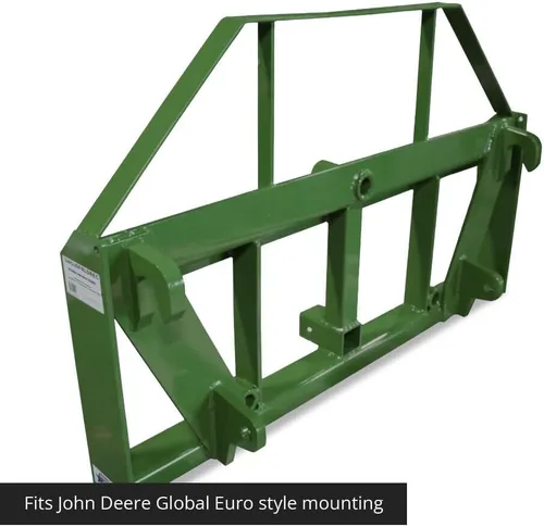 Vista 2 de Titan Attachments UA - Accesorio para marco de horquilla de palet, compatible con John Deere Global Euro Tractor, nominal 4,500 libras