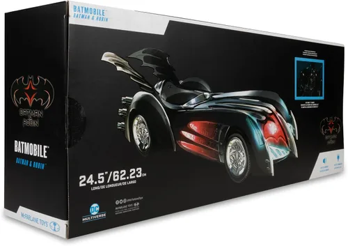 Vista 10 de McFarlane Toys - DC Multiverse Batmobile (Batman & Robin) Vehículo de 24.5 pulgadas de largo con luces y sonido