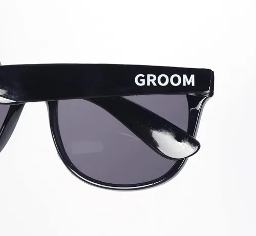 Vista 9 de Gafas de sol para despedida de soltero – Juego de 1 gafas de sol para novio y 7 equipos Padrinos de boda regalo de boda regalos de boda