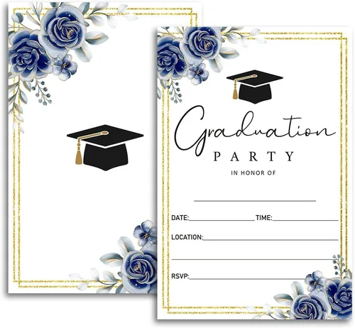 Vista 6 de FujLoy 20 tarjetas con sobres, invitaciones para fiestas de graduación 2026, 2026 para universidad, escuela secundaria, celebración de graduación