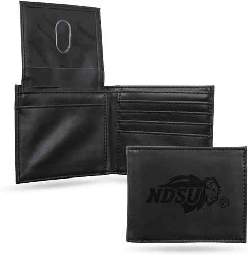 Vista 47 de NCAA Rico Industries Cartera Billetera con Grabado Láser Cartera Billetera con Grabado Láser - Diseño Delgado - Gran Regalo