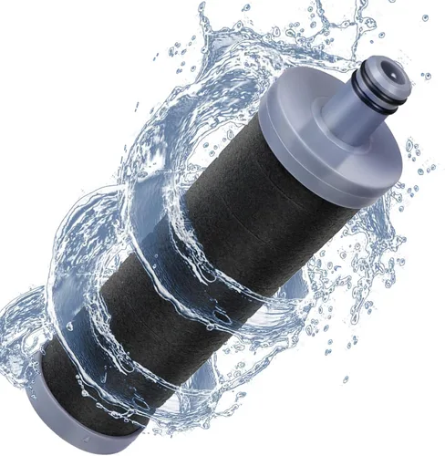 Vista 8 de Cartucho de filtro de ducha de carbono, 1 unidad, compatible con sistema de filtro de ducha, reduce el cloro, metales pesados y otras impurezas