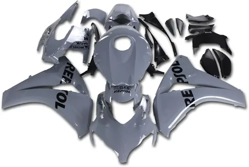 Vista 17 de US STOCK - Carenado blanco rojo naranja apto para Honda 2008-2011 CBR1000RR 006 Blanco Rojo Naranja
