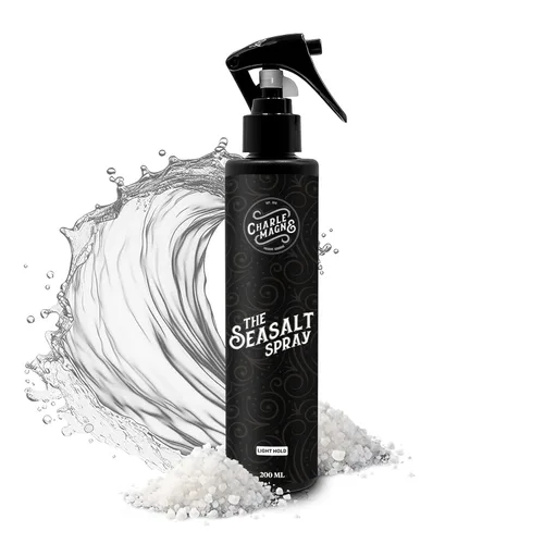 Vista 9 de Charlemagne Spray de sal marina para hombres - Firm Hold, 6.76 fl oz/200ml