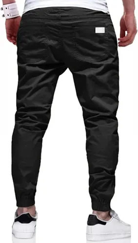 Vista 3 de Men's Sweatpants Casual Loose Fit Cargo Pants Spring Fall Lightweight Joggers Sports Athletic Trousers