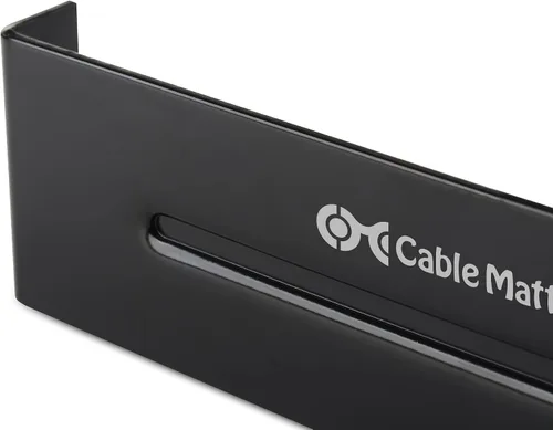 Vista 8 de Cable Matters Panel de conexión de red de 24 puertos para montaje en rack o montaje en pared con certificación UL (panel de conexión Cat6) y soporte