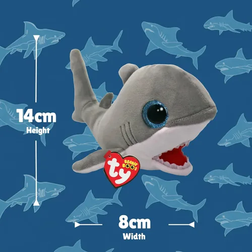 Vista 4 de Ty Beanie Boo Finnegan The Grey Shark - 6