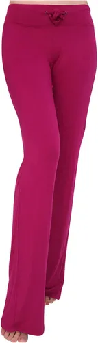 Vista 3 de LRMQS Leggings de yoga de pierna ancha para mujer, con cordón elástico, cintura alta, para gimnasio, deportes, pantalones de entrenamiento