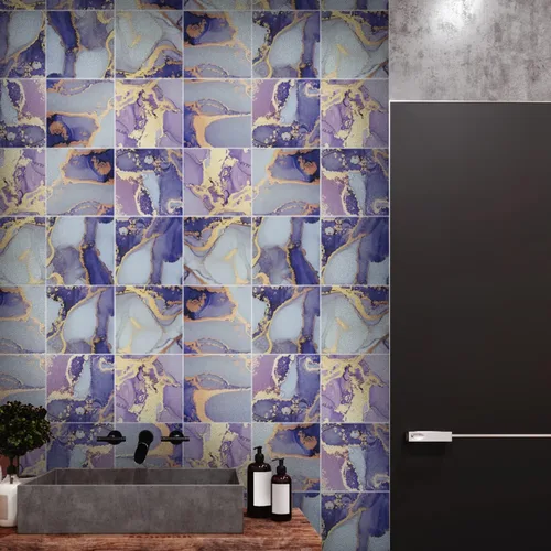 Vista 24 de 12 calcomanías mate para azulejos de pared, despegar y pegar, autoadhesivas, calcomanías de vinilo para azulejos de pared, adhesivo de PVC