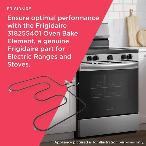 Vista 4 de Frigidaire 318255401 Horno Elemento para estufas y estufas eléctricas