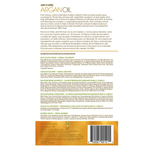 Vista 2 de One 'N Only Fast 10 - Kit de coloración permanente para el cabello, tinte para el cabello para mujeres con aceite de argán para mantener