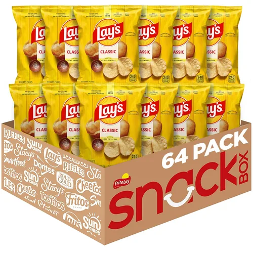 Vista 10 de Papas fritas con sabor a barbacoa de Lay's, bolsas de 1 oz, (paquete de 40) (el embalaje y la fórmula pueden variar)