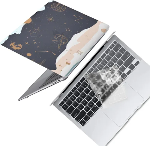 Vista 24 de Funda protectora de plástico para MacBook Air de 11 pulgadas 2015-2010 modelo A1465 A1370, funda protectora de plástico para portátil y cubierta