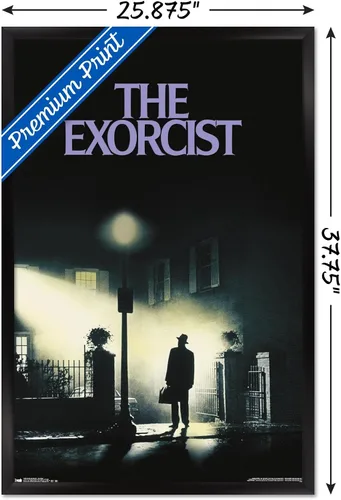 Vista 3 de Trends International Póster de pared con texto en inglés «The Exorcist One Sheet», 24 x 36 pulgadas
