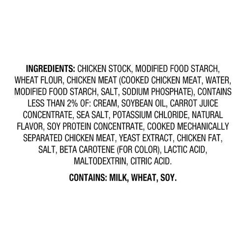 Vista 3 de Amazon Fresh, Sopa condensada de pollo baja en grasa con crema, 10.5 oz (anteriormente Happy Belly, el empaque puede variar)