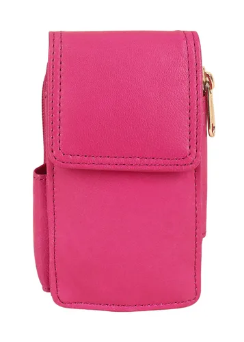 Vista 10 de Leatherboss - Estuche de cuero para cigarrillos con soporte para encendedor y bolsillo con cremallera (negro)