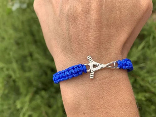 Vista 6 de Sportybella Pulsera de hockey sobre hielo, regalos de joyería de hockey, regalo para jugadores de hockey, equipos y entrenadores