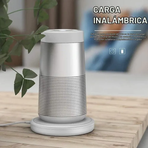 Vista 3 de Base de carga Bose SoundLink Revolve, Base de carga para Bose SoundLink Revolve+, adaptador de cargador para Bose SoundLink Revolve II, altavoz