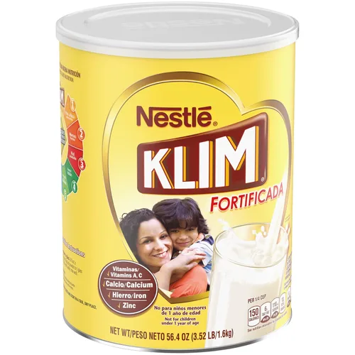 Vista 3 de Leche entera en polvo, instantánea, fortificada de Nestlé Klim