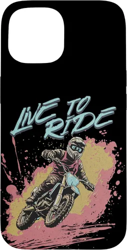 Vista 6 de Live to Ride Dirt Bike Motocross Racing Motorcycle Riding Case for iPhone 16