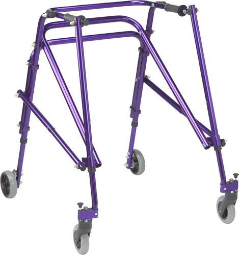 Vista 15 de Inspired by Drive Nimbo 2G Mobility Aid Andador Posterior Ligero, Extra Pequeño, Rojo Castillo El andador posterior pediátrico ofrece un soporte