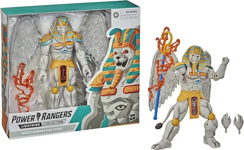 Vista 4 de Power Rangers Lightning Collection Monsters Mighty Morphin King Sphinx - Figura de acción coleccionable de 8 pulgadas con accesorios