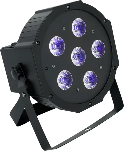 Vista 13 de Rockville Luz de lavado DMX recargable RGBWA+UV de batería PAR 61 de 36W, haz de 25 grados, baterías reemplazables, control remoto IR, activada por