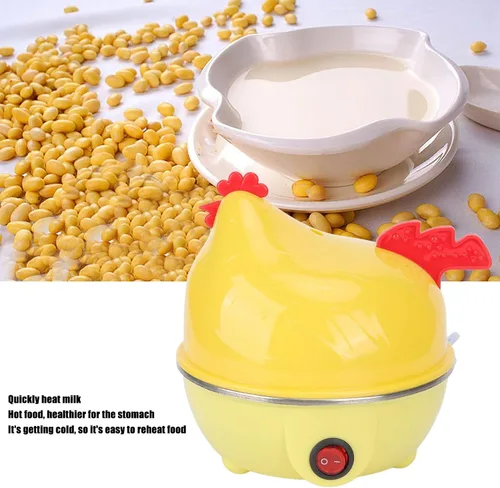 Vista 5 de Olla de huevos multifuncional, caldera de huevos rápida de apagado automático y con taza medidora para el desayuno (#2)
