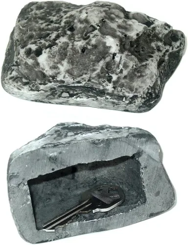 Vista 3 de Gran roca falsa para ocultar una llave: se ve y se siente como rock real
