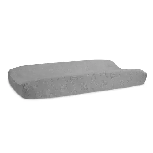 Vista 7 de Serta Perfect Sleeper Almohadilla contorneada para cambiar con funda de felpa, gris