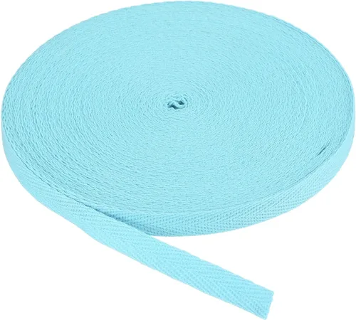 Vista 32 de PATIKIL Cinta de sarga de algodón de 1 pulgada, 50 yardas, cinta de algodón, cinta de encuadernación al bies, cinta de espiga para costura, Verde