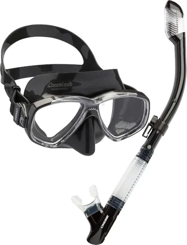 Vista 13 de Cressi Juego de esnórquel para adultos Máscara y snorkel Máscara de silicona cómoda de primera calidad Snorkel superior seco Diseñado