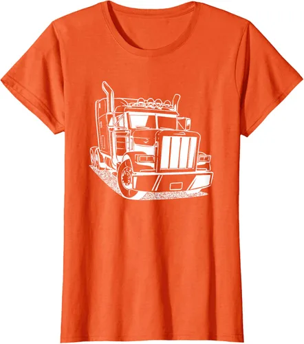 Vista 41 de Diesel Big Rig 18 Wheeler - Camiseta de camionero para camionero, Negro, S