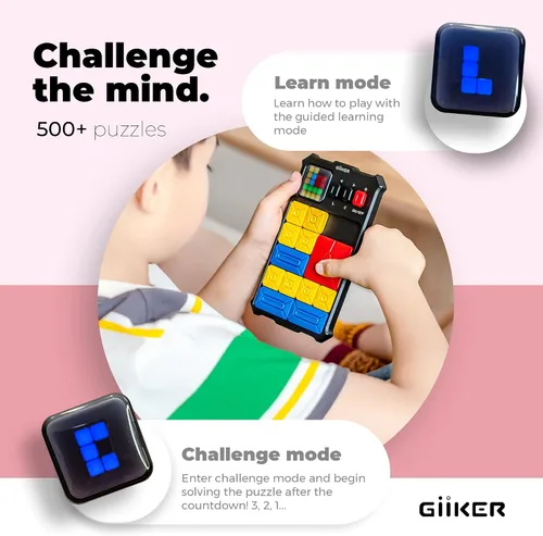 Vista 29 de GiiKER Super Slide Puzzle Game, más de 500 desafíos, juguete STEM para mayores de 6 años