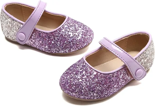 Vista 5 de Felix & Flora Toddler Little Girl Dress Shoes - Girl Mary Jane Flats Party School Wedding