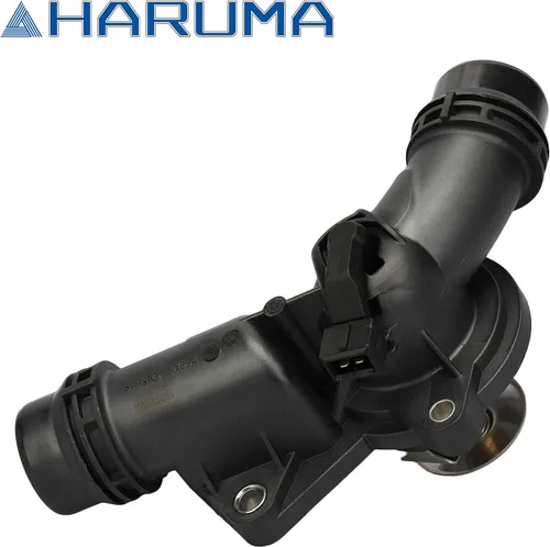 Vista 5 de HARUMA 11537509227 Conjunto de carcasa del termostato del refrigerante del motor 1999-2006 para BMW 323Ci 323i 325i 325Xi 528i 530i X3 X5 Z3 Z4