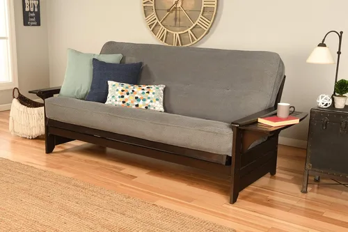 Vista 16 de Phoenix - Sofá futón en acabado espresso con colchón canadiense, marrón, matrimonial, 760777 Canadá