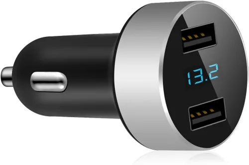 Vista 8 de Cargador USB, 12v/24v, monitor de voltaje LED para iPhone 6s/Plus, iPad Pro, iPad mini; serie Samsung Galaxy Note, modelos S Series&edge LG G4/G5