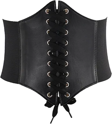 Vista 4 de Disfraz de pirata de Halloween para mujer, vestido con corsé y bufanda para la cabeza, accesorios