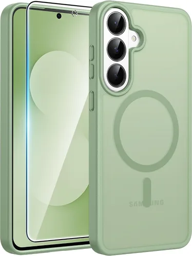 Vista 161 de FNTCASE - Funda para iPhone 16 Pro: magnética, mate, translúcida, de grado militar, protectora contra caídas, resistente, fina, duradera y a prueba