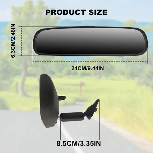 Vista 2 de Espejo retrovisor interior para coche Honda 76400-SDA-A03 Compatible con Honda Civic CR-Z, Accord