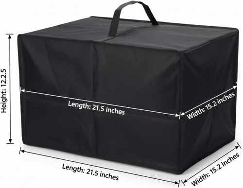 Vista 2 de I-MART Funda para horno tostador, funda para microondas, impermeable, resistente al calor, protector contra el polvo para electrodomésticos