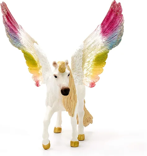 Vista 4 de Schleich bayala - Figura de unicornio arcoíris de 7 pulgadas, juguete de unicornio para niñas y niños, figura de caballo de fantasía para niños a