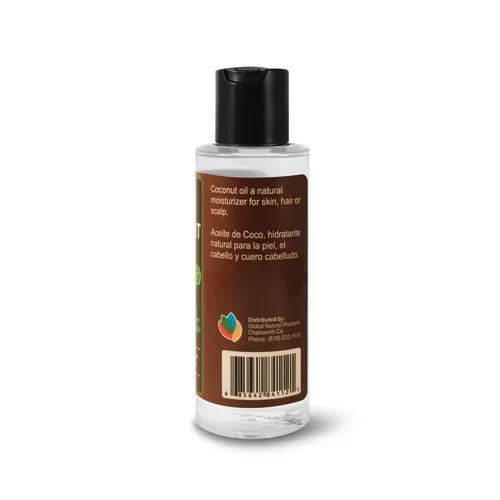 Vista 2 de ACEITE DE COCO LIQUIDO. HUMECTANTE DE PIEL Y CABELLO. REFORZADO CON VITAMINA E 120 ML. ACEITE DE COCO. HIDRATANTE PIEL Y CABELLO CON VITAMINA E. 120