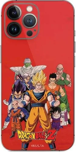 Vista 6 de Skinit Calcomanía para teléfono compatible con iPhone 14 Pro Max, diseño oficial de Dragon Ball Z Red Ribbon Army