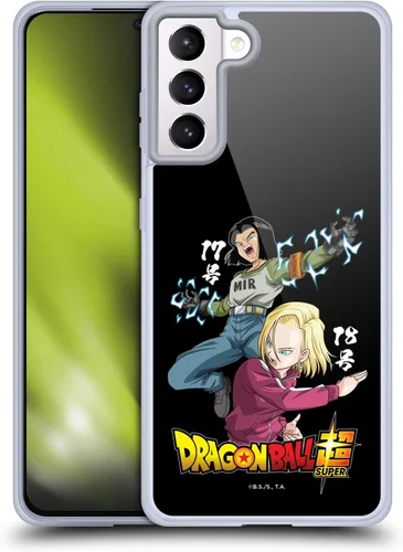 Vista 272 de Head Case Designs Funda de gel con licencia oficial de Dragon Ball Super Group Future Trunks Arc Characters [protección de grado militar] compatible