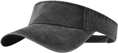 Vista 2 de 6Pack Sun Visor Adjustable Visor Hats for Women and Men Multicolor